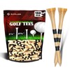 SAPLIZE Golf Bamboo Tees, Pack of 150 (70 mm) -