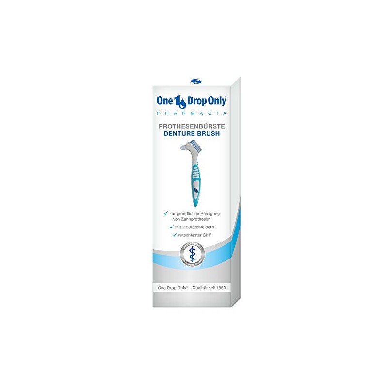 One Drop Only® - Pharmacia Prothesenzahnbürste/zuverlässige Zahnbürste für Prothesen/Denture Brush