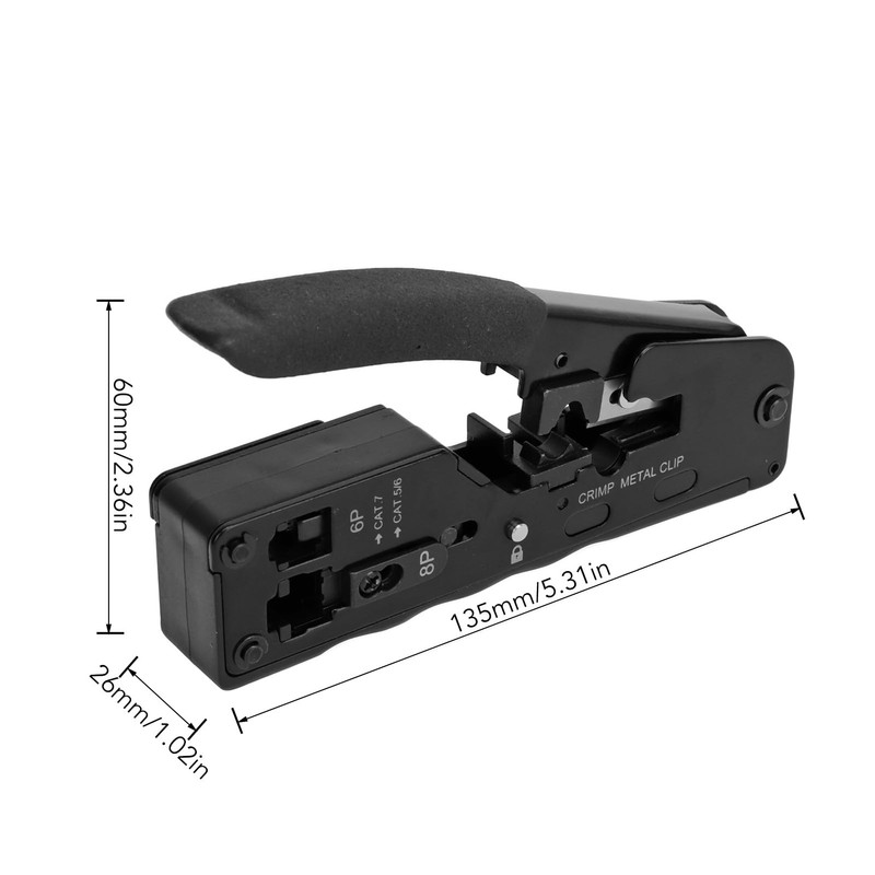 Crimping Tool Ethernet Crimping Tool Pass Through Ethernet Crimper for