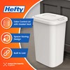 Hefty HFT-2166000-4 53-qt. Touch Lid Wastebasket, White