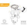VANoopee 5 Color 3 Light LED Ceiling Spot Light Indoor