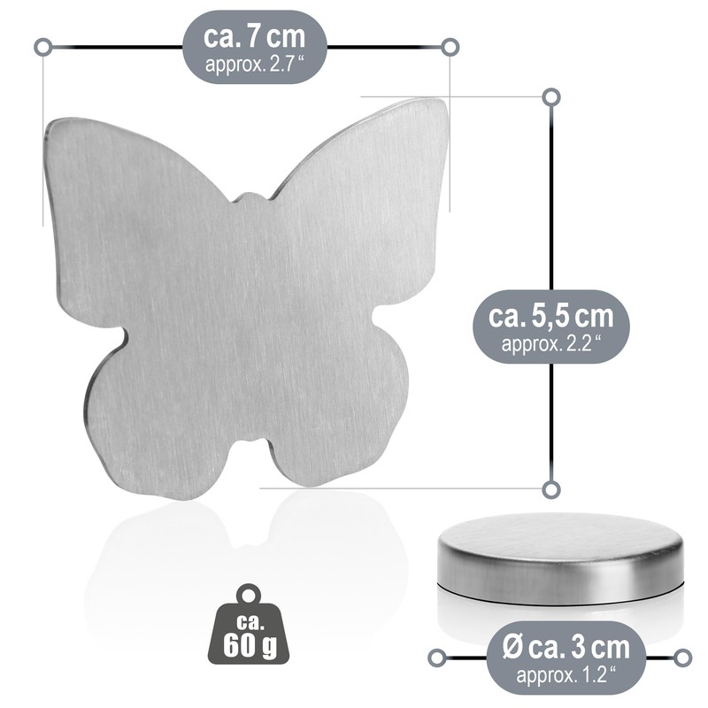 com-four® 8x tablecloth weights - tablecloth weights made of stainless