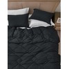 Chezmoi Collection Hugo 3-Piece Textured Thin Comforter Set - Lightweight