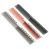 3pcs Space Aluminum Comb Set AntiStatic Wide Fine Tooth Hair