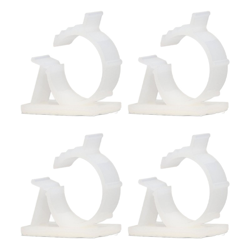 100Pcs Cable Management Clip Adjustable Adhesive PA66 Nylon Cord Organizer