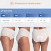 Nexwear Women's Pull On Absorbent Disposable Underwear, Tan, X-Large, 15