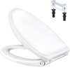 Universal Toilet Seat Elongated with Soft Close Cover, Oval Toilet