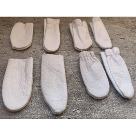 Heidifeathers 4 Pairs x Leather Finger protectors - Needle Felting