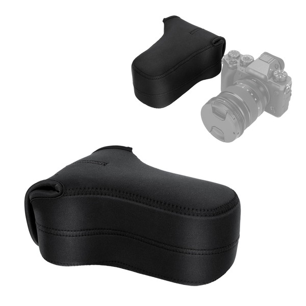 JJC OC-F3BK Black Neoprene Camera Case for Fujifilm/Olympus etc. Mirrorless
