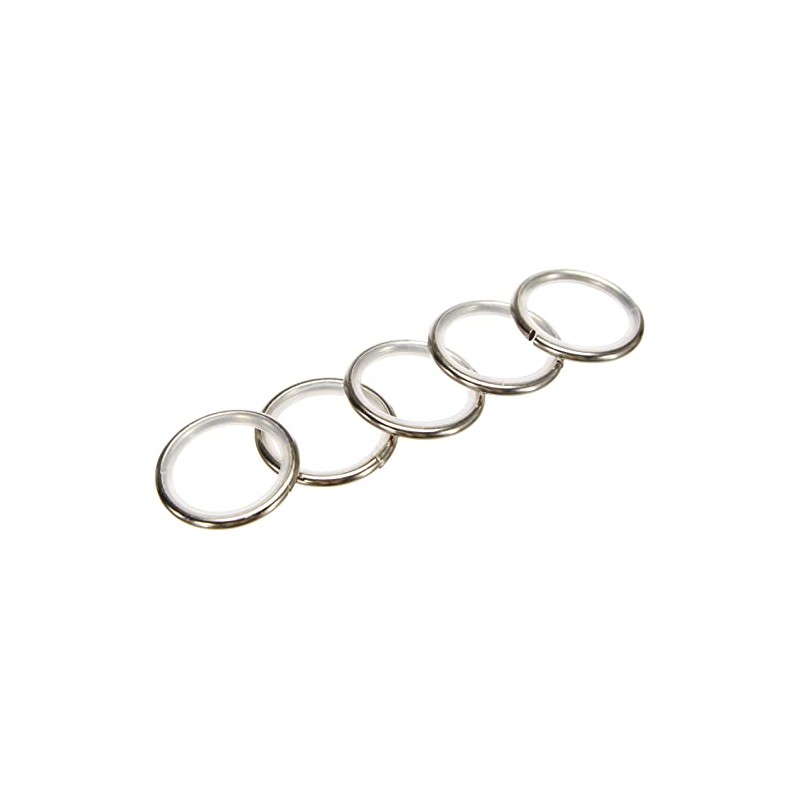 GARDINIA Curtain Rings for Curtain Rods with Diameter 16 mm
