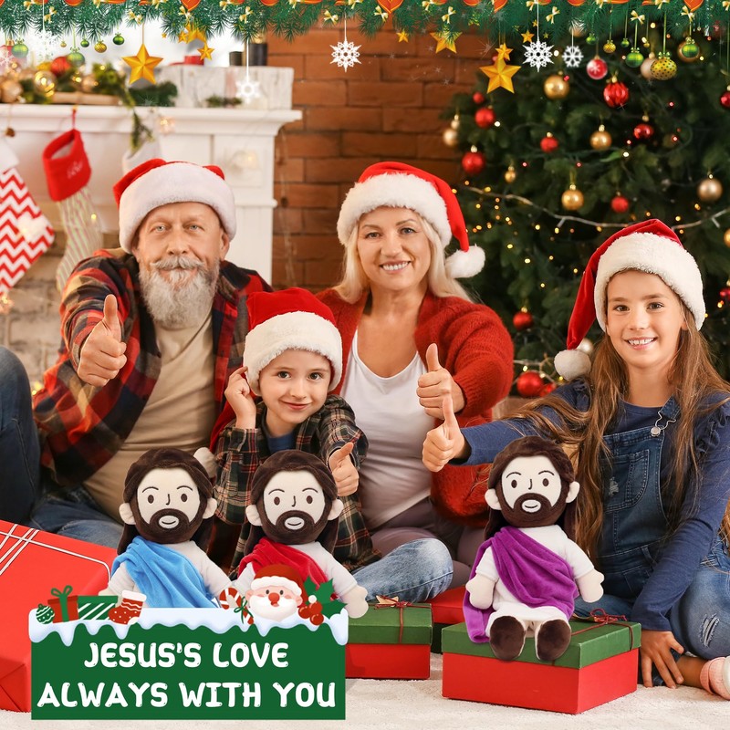 Yelakey 13" Jesus Plush Jesus Stuffed Doll Religious Easter Gifts