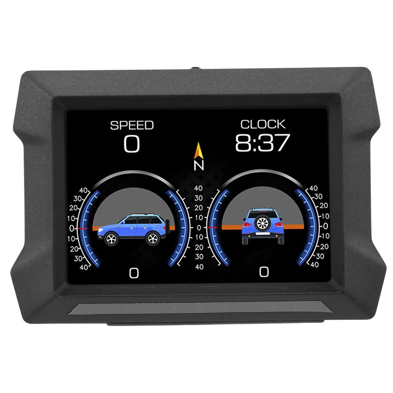 Universal Car HUD OBD2 GPS Gauge Display with Slope Meter