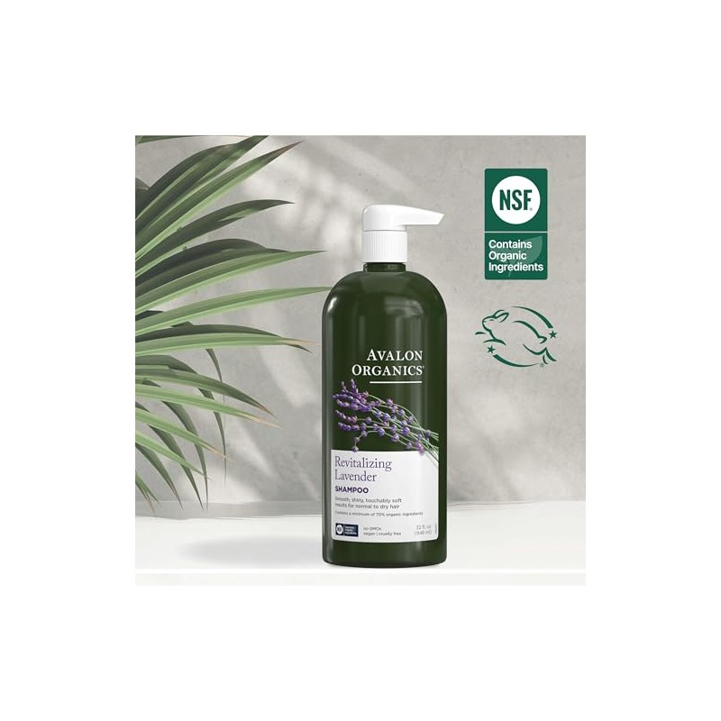 Avalon Organics Nourishing Lavender Shampoo, 32 oz.