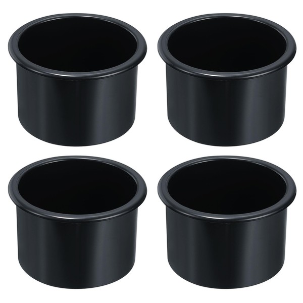uxcell 4 Pcs Plastic Drop-in Cup, 2.52" x 4" Drink