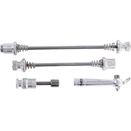 Quick Release Anti-Theft Protection Device for Wheels and Saddle / Silver