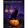 Pumpkin Earrings for Women 925 Sterling Silver Cat Halloween Dangle