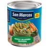 San Marcos Whole Jalapenos, 6 Lb, 97 oz, Carefully handpicked