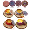 4pcs Dried Flower Aromatherapy Candle Set Long Lasting Aroma Scented
