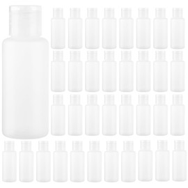 Yanuki Travel Bottles, 1.0 fl oz (30 ml), Mini Bottles, Set of 50, Divided Bottles, Transparent, Refill Containers, Leak Proof Design, Milky Lotion, Shampoo, Travel Bottles