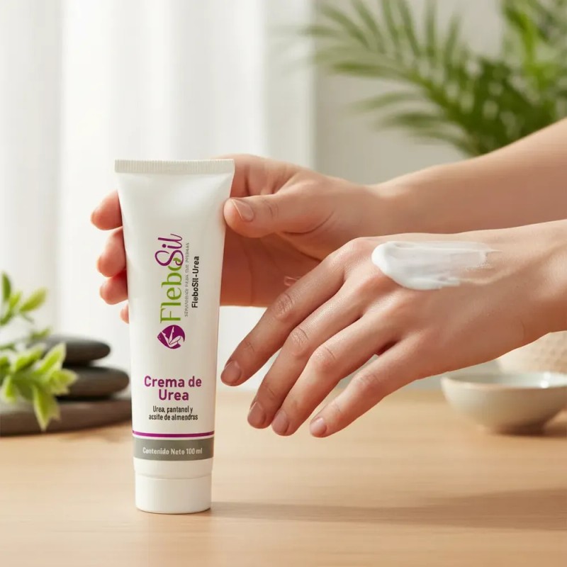Crema Corporal Urea 20% Con Pantenol Flebosil Talones Codos