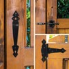 Nuvo Iron WGCKH Wooden (2) 6" Tee Hinges/Latch w/Catch and