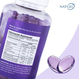 Biotina  Pantenol  120 Softgels De 700 Mg  Natgel Sabor Sin Sabor                                                                                     