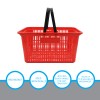 SSWBasics Red Shopping Basket