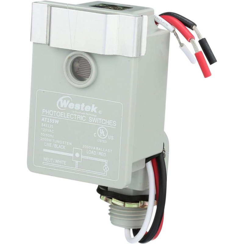 Westek AT15SW-4 Outdoor Wire-In Dusk To Dawn Swivel Mount Light