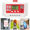 Solar Charge Controller PWM Lithium Battery Photovoltaic Charge Regulator LCD