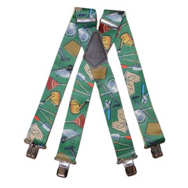 MENS BRACES BRIMARC GARDENING GARDEN TOOLS DESIGN HEAVY DUTY 2" 50mm WIDE GREEN FROM M.K.TOOLS