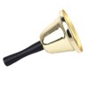 ECHI Metal Tea Hand Bell, Gold Plated Hand held Loud