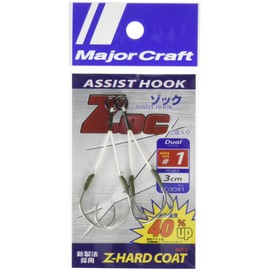 Major Craft ZOC Double Hooks HD30 # 1 Fish Hook
