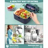 Eocolz Electric Lunch Box Food Heater Warmer 100W, 1.8L Portable