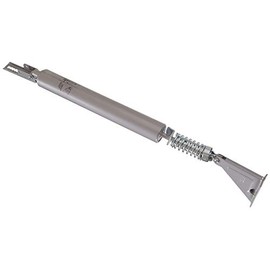 The Hillman Group 853146 Door Closer - External Shock Absorbing Spring - Pneumatic - Adjustable - Silver Finish 1-Pack