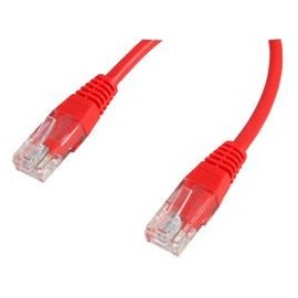 Patch Lead CCA Conductor RED 1M, Ethernet Cables & Assemblies Qty X 1