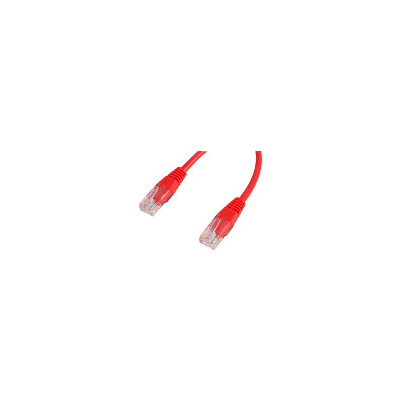 Patch Lead CCA Conductor RED 1M, Ethernet Cables & Assemblies