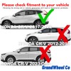 Window Deflectors Smoke Tinted Tape-On Side Window Vent Visor Deflectors