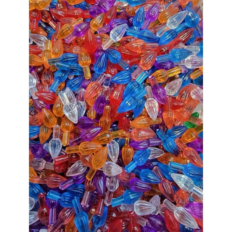 80 Medium Assorted Twist Light Bulbs Replacement for Ceramic Christmas