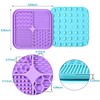 2PCS Licking Mat for Dogs with Suction Cups, Premium Lick