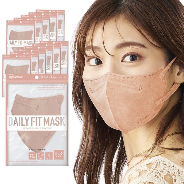 [アイリスオーヤマ] 【JIS規格適合品】 60枚セット マスク 不織布 立体マスク 個包装 カラーマスク デイリーフィットマスク ふつうサイズ