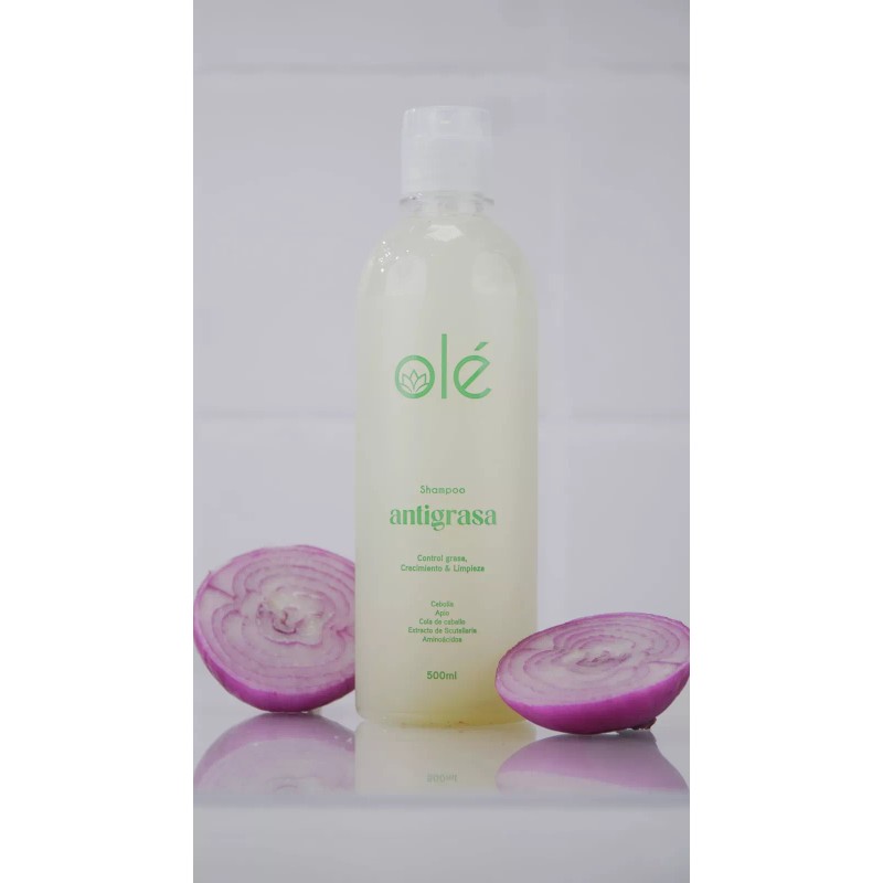 OLÉ Shampoo Onion, Ginger & Celery | Shampoo Cebolla, Jengibre,