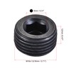 UXCELL Carbon Steel Internal Hex Thread Socket Pipe Plug, M18x1.5