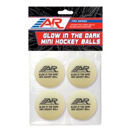 A&R Sports Mini Balls (4 Pack), Glow in The Dark