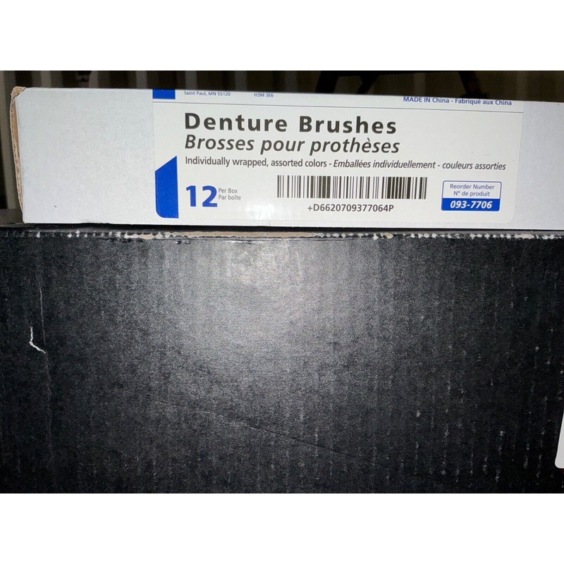 Patterson Dental Double Sided Denture Brushes Set of 12