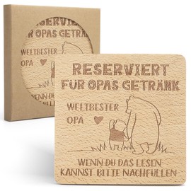 Grandpa Gift Funny Coaster Grandpa Gifts for Grandpa The Best Grandfather Gift Father's Day Gift for Grandpa