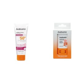 Babaria Bloqueador Solar Facial FPS 50+ Antimanchas 75ml + Stick SPF 50+ 20ml