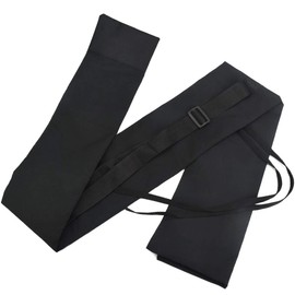 COOLBOTANG Katana Bag, Shoulder Included, Sword Bag, Sword Strap, Bamboo Sword Case, Rope Adjustable, Storage Bag, Japanese Sword, Kendo, Imitation Sword, Wooden Sword, Storage, Cosplay, 51.2 x 5.1 inches (130 x 13 cm), Black