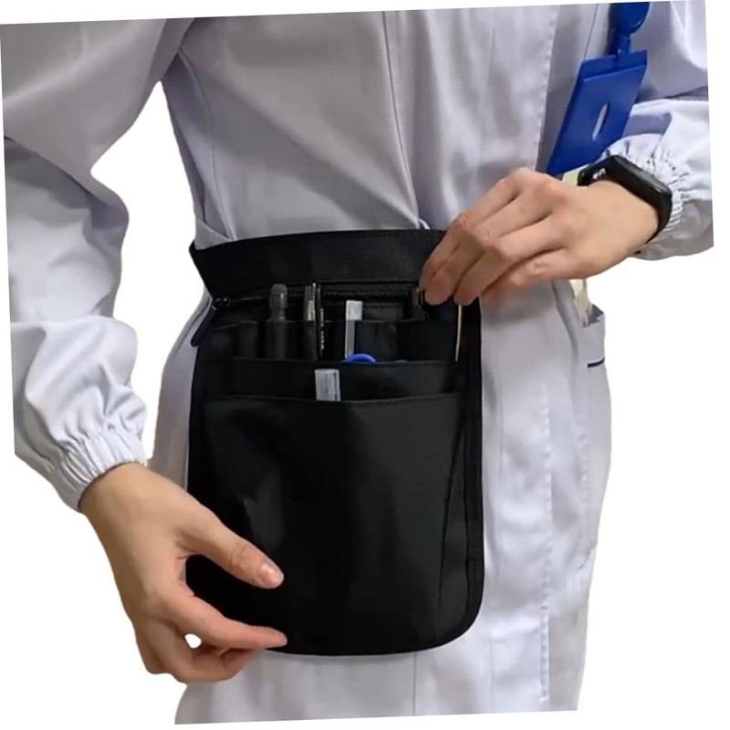 Baluue Multi-Functional Nursing Waist Bag Wear Resistant Medical Pouch for