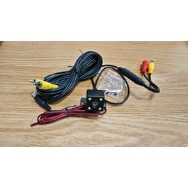 HLLECARMO Backup Camera Waterproof Night Vision 170 Degree Wide View Angle License Plate HD Rear View Camera with Brackets for Universal Cars SUV RV and More