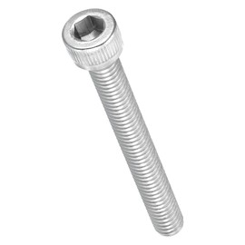 METALLIXITY Socket Head Cap Screw(M6-1x50mm)10Pcs, 304 Stainless Steel Allen Socket Drive Metric - Machine Internal Hex Screw UNC Coarse Thread, Silver Tone
